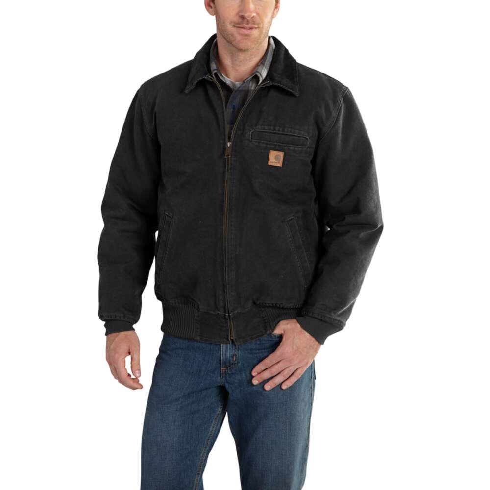 Carhartt Bankston Sandstone Jacket - Quilted Flannel Lined